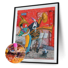Charger l&#39;image dans la galerie, Clown d’art - peinture en diamant complet - 30x40cm
