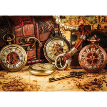 Charger l&#39;image dans la galerie, Montre de poche - peinture en diamant complet - 30x40cm
