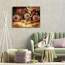 Charger l&#39;image dans la galerie, Montre de poche - peinture en diamant complet - 30x40cm
