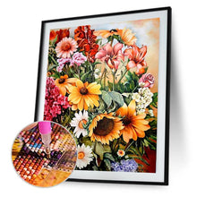Charger l&#39;image dans la galerie, Fleur - peinture en diamant complet - 30x40cm
