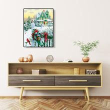 Charger l&#39;image dans la galerie, Maison de neige - peinture complète de diamant - 30x40cm
