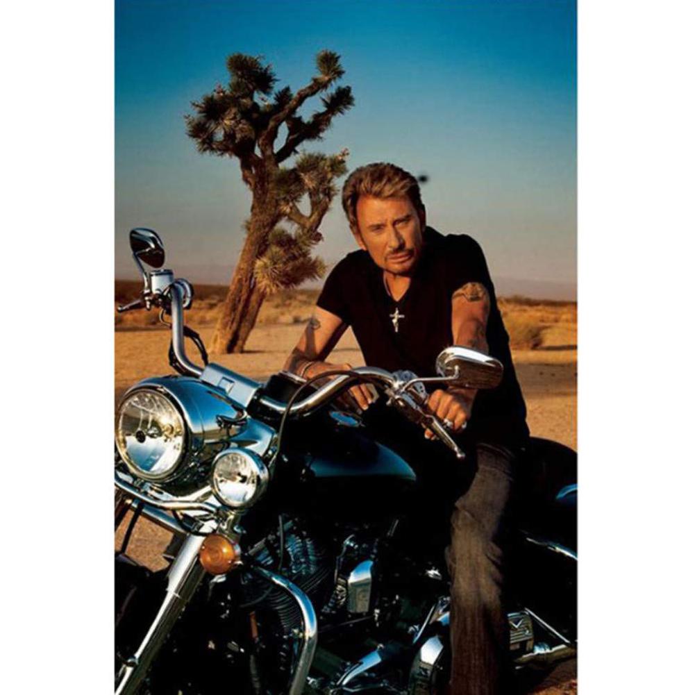 johnny-halliday-Diamond painting