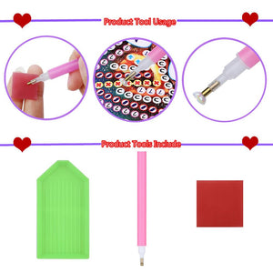 Magasin d’alimentation - diamant rond complet - 30x40cm