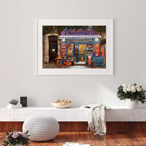 Magasin d’alimentation - diamant rond complet - 30x40cm