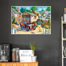 Charger l&#39;image dans la galerie, Village sans rond - diamant rond complet - 30x40cm
