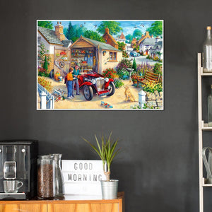 Village sans rond - diamant rond complet - 30x40cm
