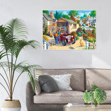 Charger l&#39;image dans la galerie, Village sans rond - diamant rond complet - 30x40cm
