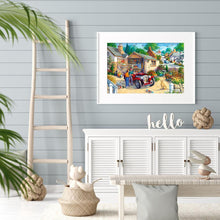 Charger l&#39;image dans la galerie, Village sans rond - diamant rond complet - 30x40cm
