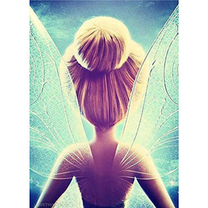 Fille de beauté - diamant rond complet - 30x40cm