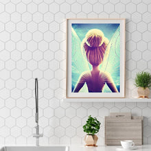 Charger l&#39;image dans la galerie, Fille de beauté - diamant rond complet - 30x40cm
