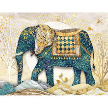 Charger l&#39;image dans la galerie, Éléphant - peinture complète de diamant - 50x65cm
