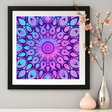 Charger l&#39;image dans la galerie, Mandala abstrait - peinture complète de diamant - 30x30cm
