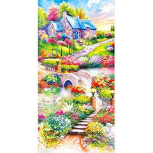 Charger l&#39;image dans la galerie, Jardin de village - diamant rond complet -
