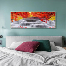 Charger l&#39;image dans la galerie, Chute d’eau - peinture complète de diamant - 50x100cm
