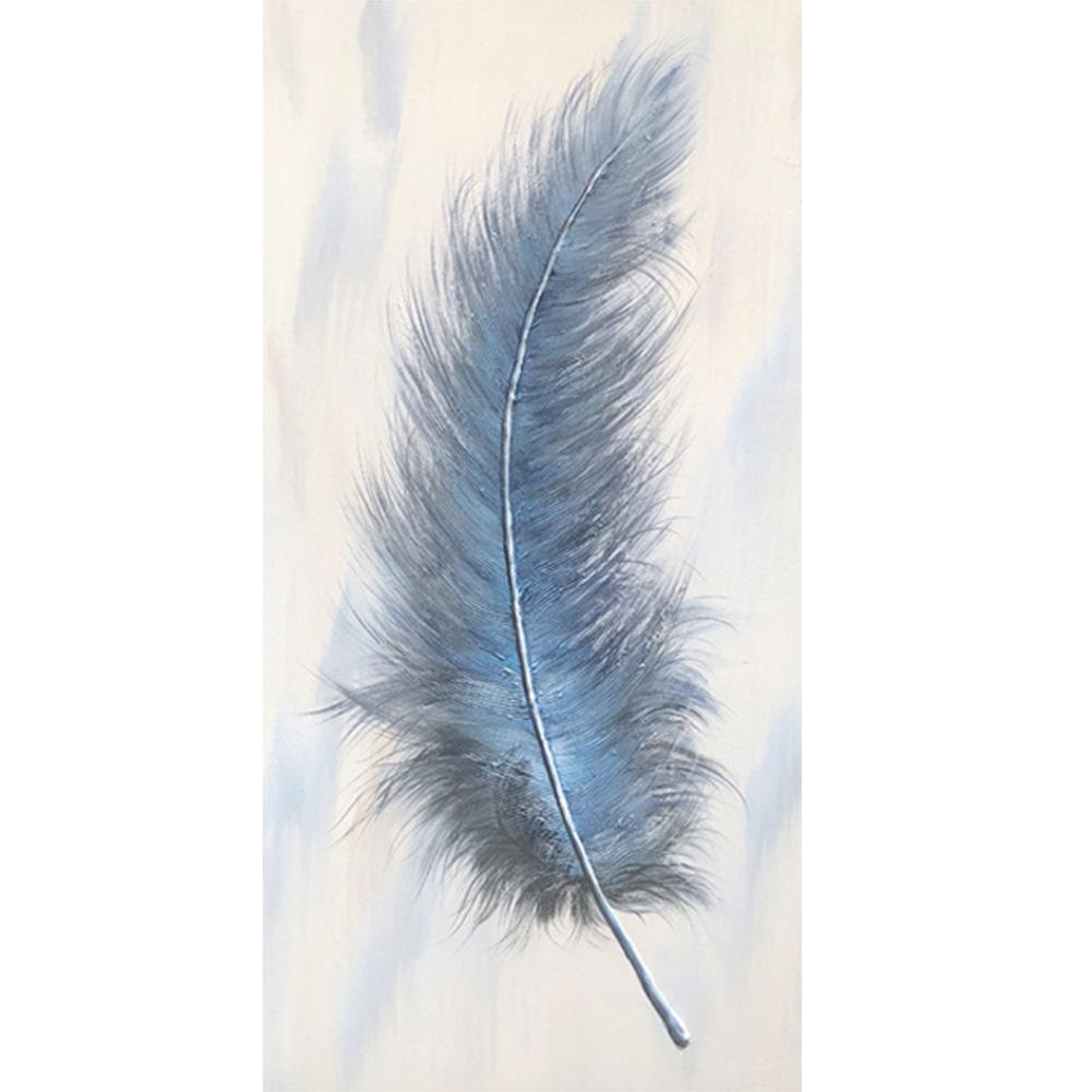 Plume - diamant rond complet - 45x85cm