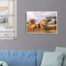 Charger l&#39;image dans la galerie, Lion animal - diamant rond complet - 40x30cm
