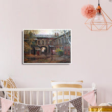 Charger l&#39;image dans la galerie, Vieille maison - diamant rond complet - 40x30cm
