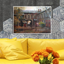 Charger l&#39;image dans la galerie, Vieille maison - diamant rond complet - 40x30cm
