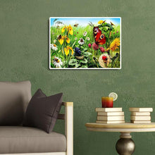 Charger l&#39;image dans la galerie, Papillons pick miel - diamant rond complet - 40x30cm
