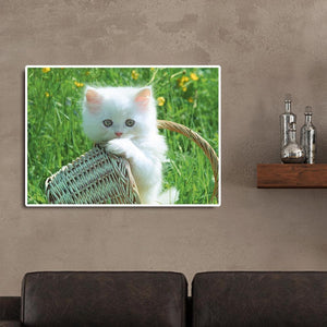 Panier de chat - diamant rond complet - 40x30cm
