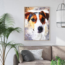 Charger l&#39;image dans la galerie, Chien - diamant rond complet - 30x40cm
