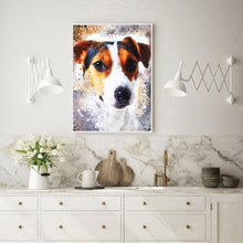 Charger l&#39;image dans la galerie, Chien - diamant rond complet - 30x40cm
