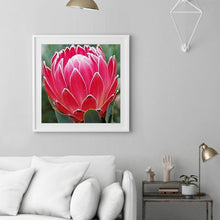 Charger l&#39;image dans la galerie, Fleur - diamant rond complet - 30x30cm
