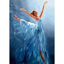 Charger l&#39;image dans la galerie, Fille - diamant rond complet - 30x40cm
