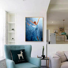Charger l&#39;image dans la galerie, Fille - diamant rond complet - 30x40cm
