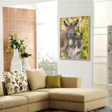 Charger l&#39;image dans la galerie, Âne - diamant rond complet - 30x40cm
