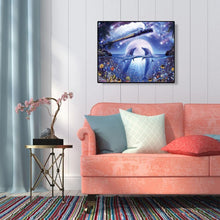 Charger l&#39;image dans la galerie, Monde sous-marin - diamant rond complet - 50x40cm
