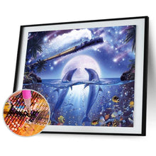 Charger l&#39;image dans la galerie, Monde sous-marin - diamant rond complet - 50x40cm
