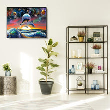 Charger l&#39;image dans la galerie, Monde sous-marin - diamant rond complet - 50x40cm
