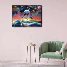 Charger l&#39;image dans la galerie, Monde sous-marin - diamant rond complet - 50x40cm
