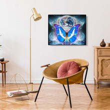 Charger l&#39;image dans la galerie, Terre de papillon - diamant rond complet - 50x40cm

