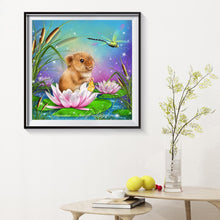 Charger l&#39;image dans la galerie, Libellule de souris - diamant rond complet - 30x30cm
