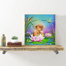 Charger l&#39;image dans la galerie, Libellule de souris - diamant rond complet - 30x30cm
