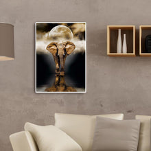Charger l&#39;image dans la galerie, Éléphant - diamant rond complet - 30x40cm
