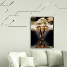 Charger l&#39;image dans la galerie, Éléphant - diamant rond complet - 30x40cm

