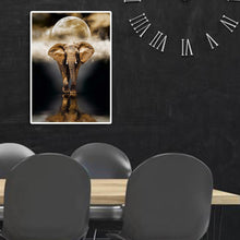 Charger l&#39;image dans la galerie, Éléphant - diamant rond complet - 30x40cm
