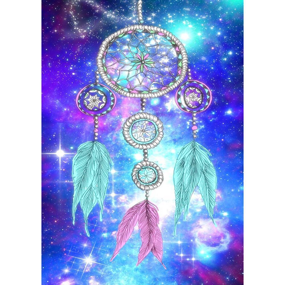 Dreamcatcher - diamant rond complet - 30x40cm