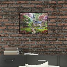 Charger l&#39;image dans la galerie, Maison de château - diamant rond complet - 40x30cm
