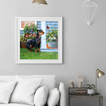 Charger l&#39;image dans la galerie, Femmes de chien - diamant rond complet - 30x30cm
