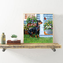 Charger l&#39;image dans la galerie, Femmes de chien - diamant rond complet - 30x30cm
