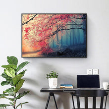 Charger l&#39;image dans la galerie, Forêt d’érable - diamant rond complet - 40x30cm
