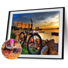 Charger l&#39;image dans la galerie, Vélo - diamant rond complet - 40x30cm
