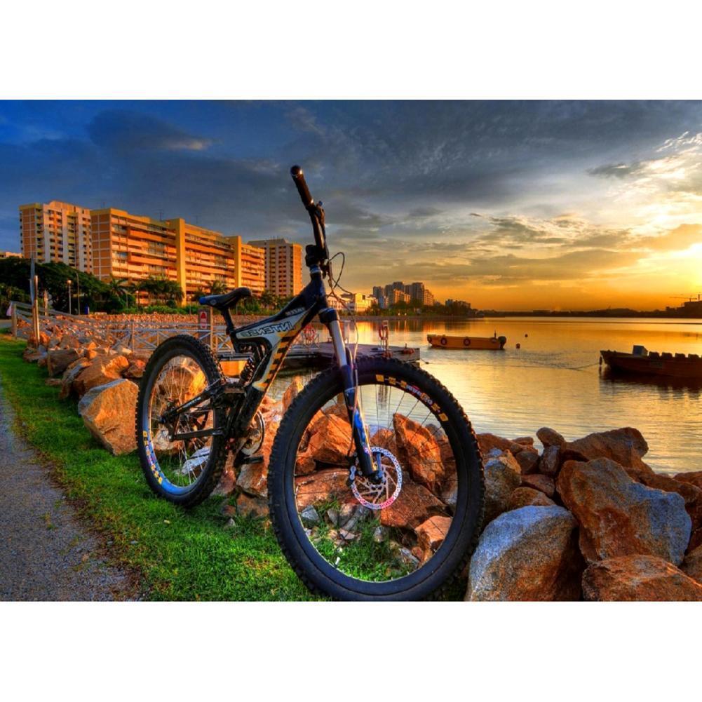 Vélo - diamant rond complet - 40x30cm