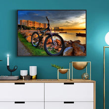 Charger l&#39;image dans la galerie, Vélo - diamant rond complet - 40x30cm
