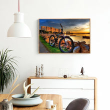 Charger l&#39;image dans la galerie, Vélo - diamant rond complet - 40x30cm
