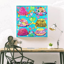 Charger l&#39;image dans la galerie, Tortue - diamant rond complet - 30x30cm

